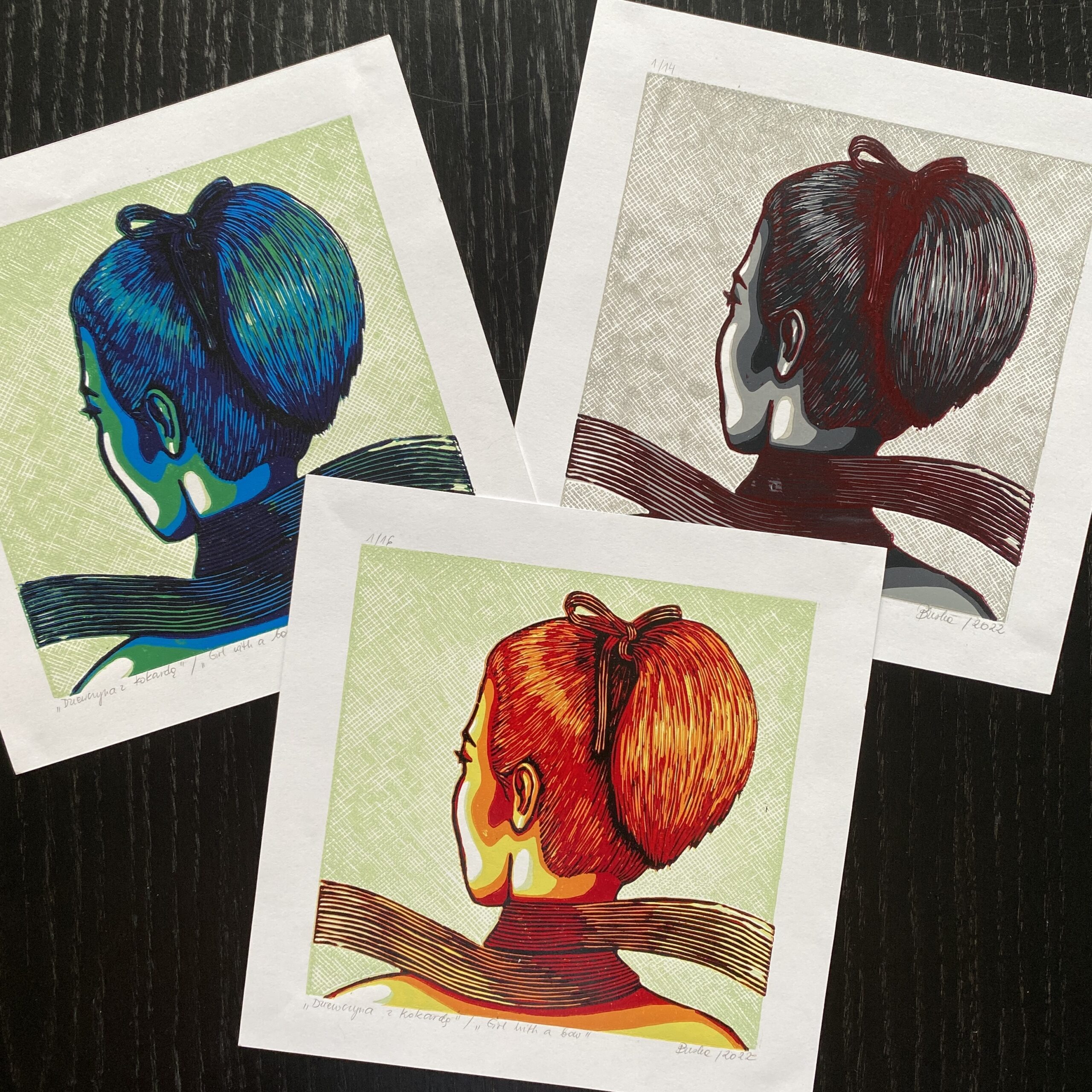 Dziewczyna z kokardą II - obrazek 6