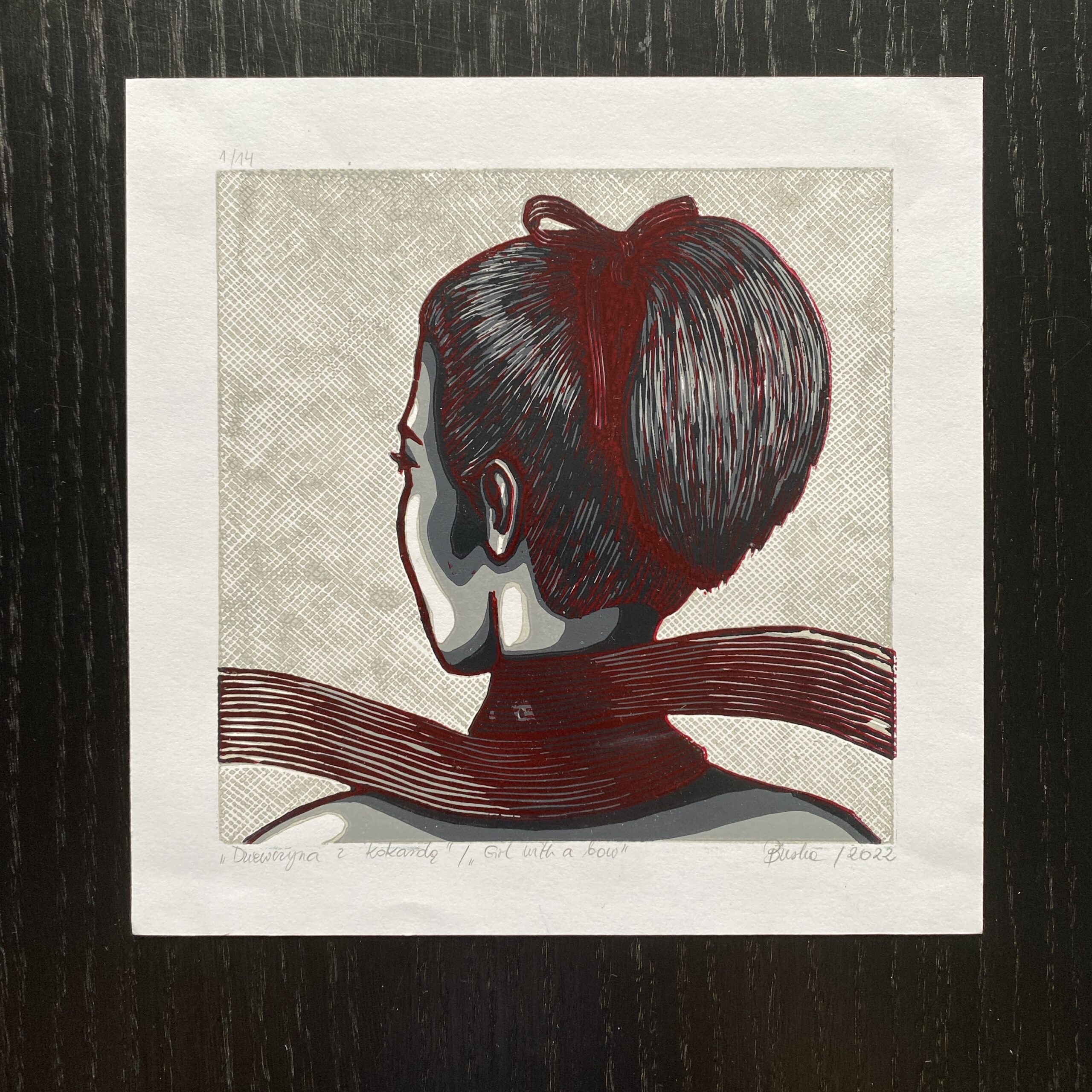 Dziewczyna z kokardą II - obrazek 2