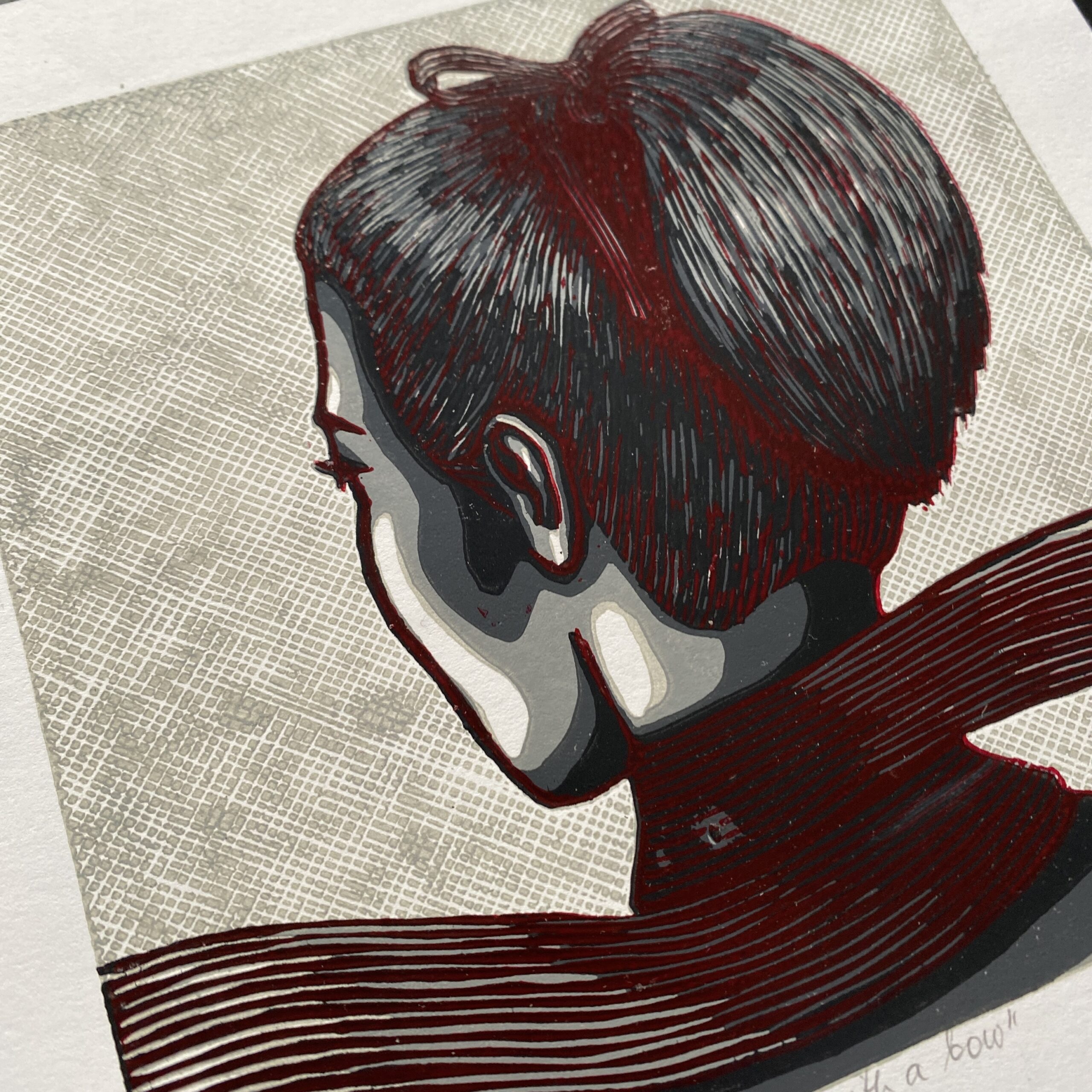 Dziewczyna z kokardą II - obrazek 3